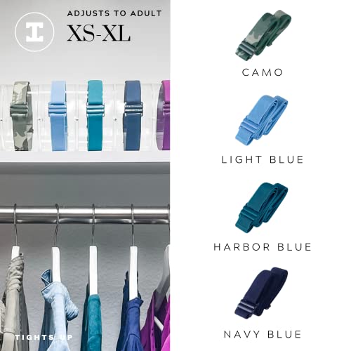 TIGHTS UP No Show Adjustable Stretch Belt Our Signature Design Keeps Jeans, Pants, and even Plus Size Avail.