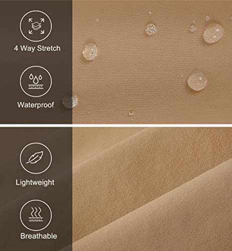 G Gradual Women s Golf Pants with Zipper Pockets Pull On Stretch Lightweight Quick Dry Ankle Pants for Women Travel Work