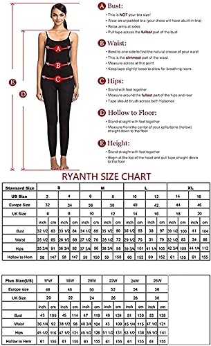 SMORBRID Women s Spaghetti Strap Prom Dresses Long with Pockets Satin Formal Evening Party Gowns with Slit