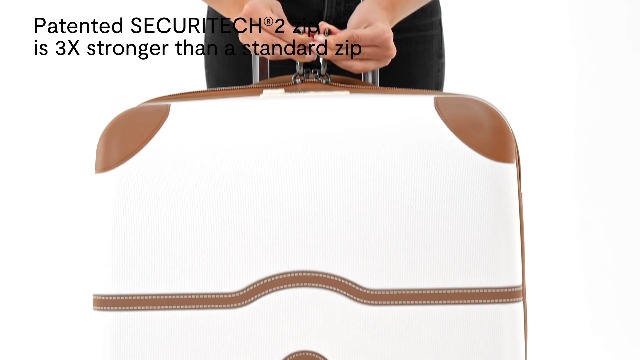 DELSEY Paris Chatelet Hardside 2.0 Luggage with Spinner Wheels, Chocolate Brown, 3 Piece Set 19/24/28