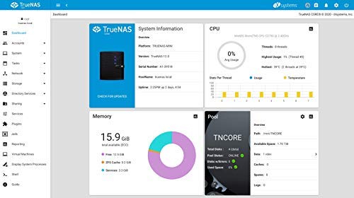 TrueNAS Mini XL+ Compact ZFS Storage Server with 8 + 1 Drive Bays, 32GB RAM, Eight Core CPU, Dual 1/10 Gigabit Network (Diskless)