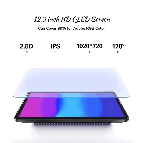 Car Stereo for Porsche Panamera 970 LHD, 12.3in HD Touch Screen Radio Reciever Car Multimedia Player Wireless Carplay GPS Navigation Replacement for Panamera (6+128G)