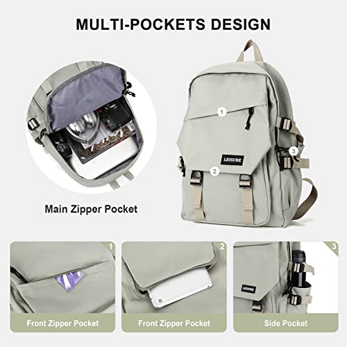 Lightweight School Bag College Laptop Backpack for Men Women Travel bag High School Middle Bookbag for Boy Girls