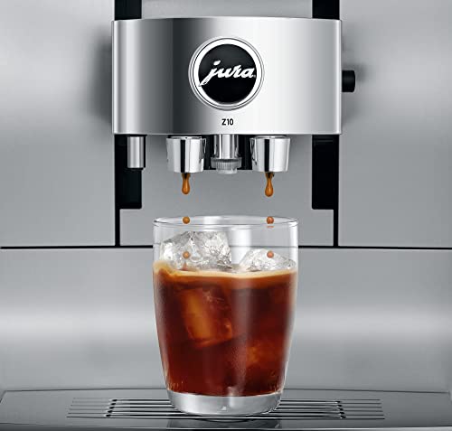 Jura Z10 Automatic Coffee Machine for Hot and Cold Coffee (Aluminum White)