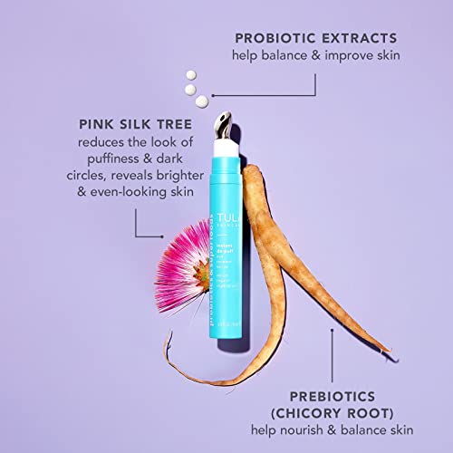 TULA Skin Care Instant De-Puff Eye Renewal Serum | Dark Circles Under Eye Treatment, Reduce Puffiness and Signs of Wrinkles | 0.5 fl oz.