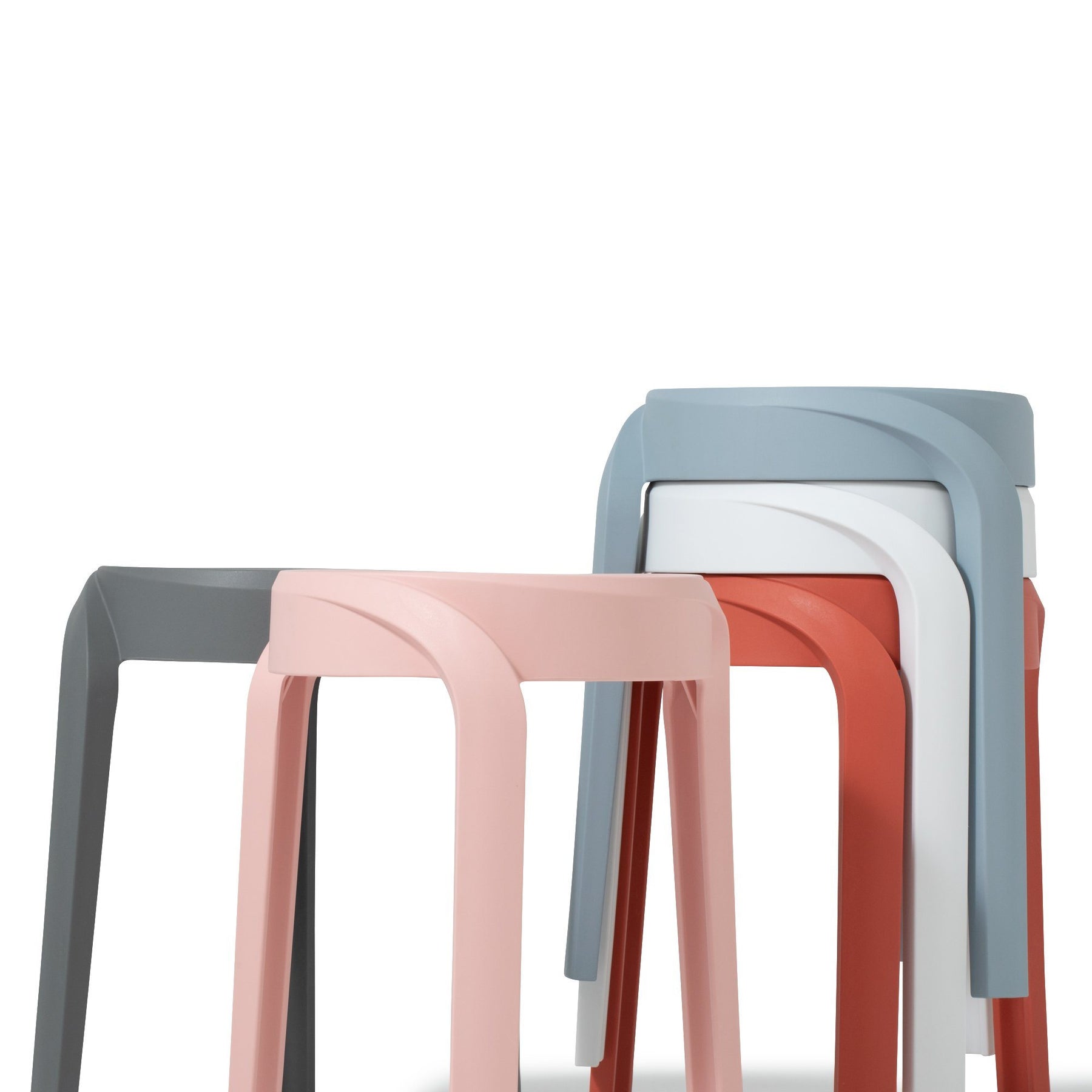 Vortex Stool Gray (W350 × D350 × H455)